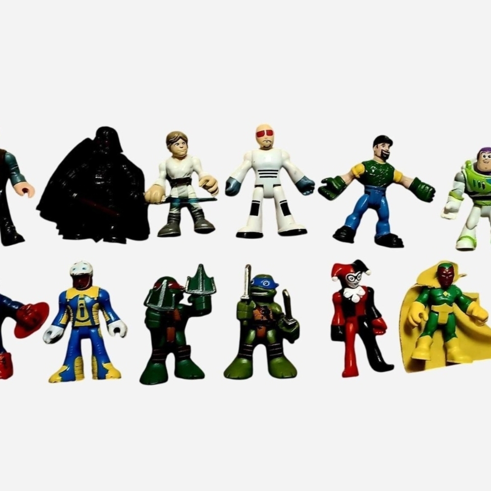 Assorted Kids Action Figure Toy Set - Multicolor